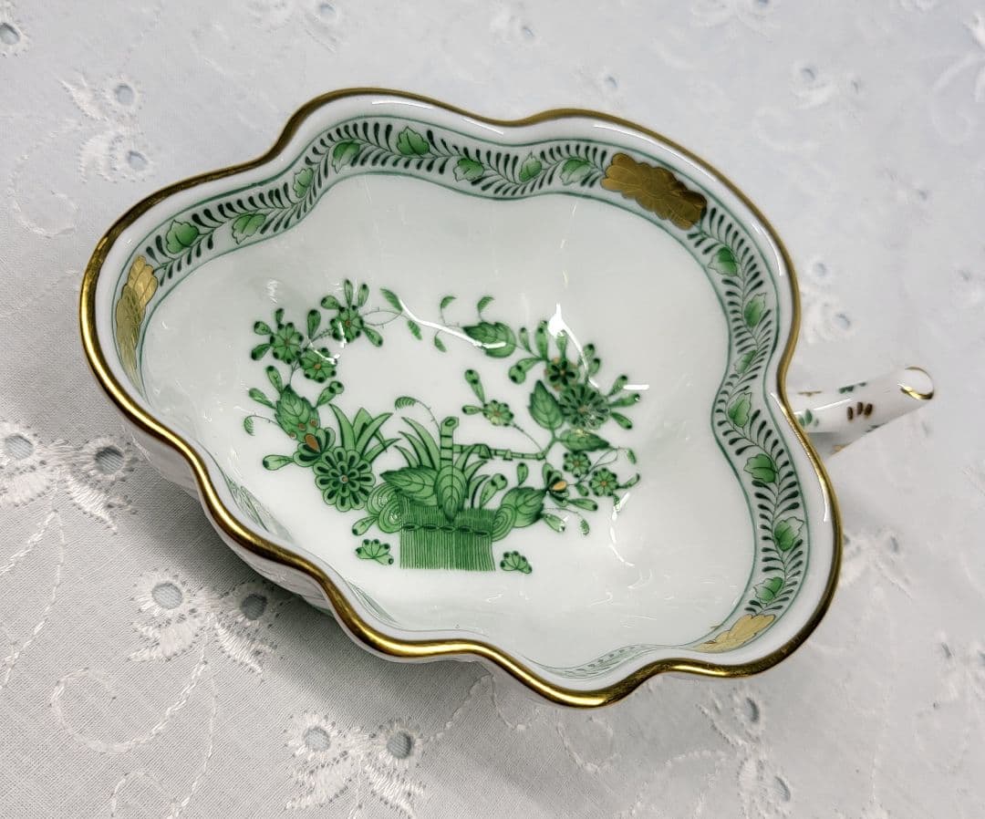 未使用✨高級✨ヘレンド インドの華 オープンシュガー 小皿 小物入れ