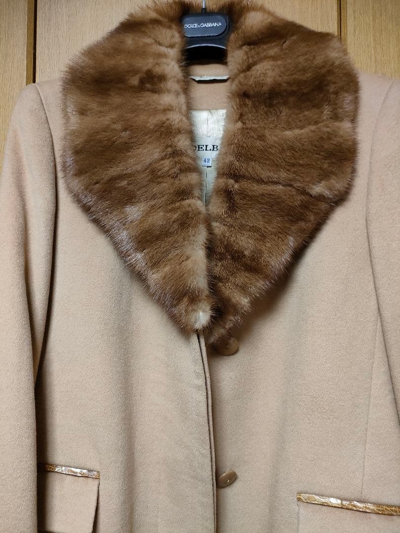 デルバDELBAイタリア製Cashmereカシミア100%コート