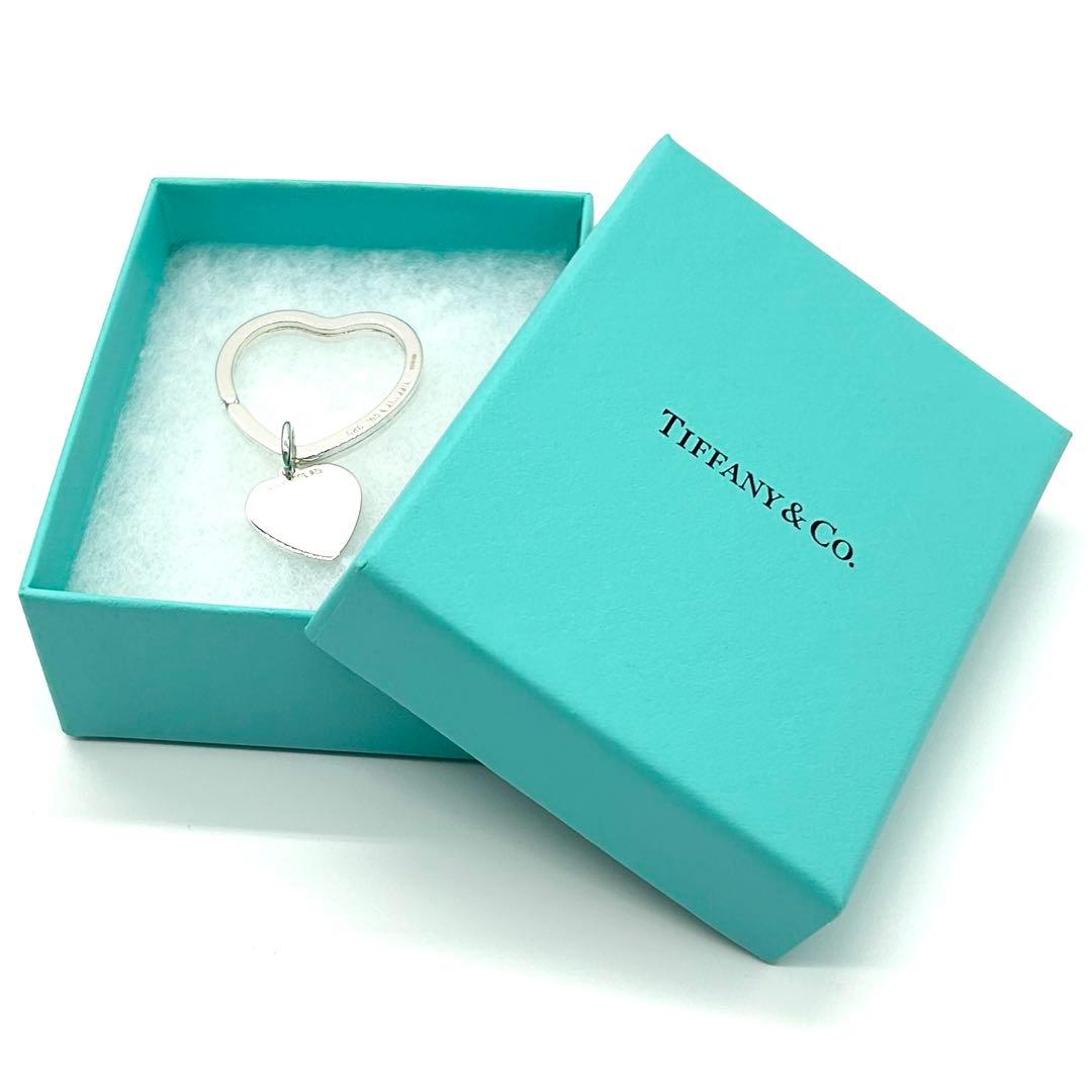 【極上美品】正規品 鏡面ピカピカ綺麗 ティファニー オープンハート キーリング