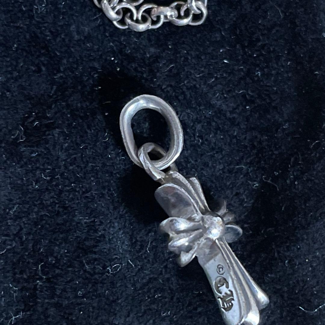 クロムハーツ　クロスベビーファット　パヴェダイヤ