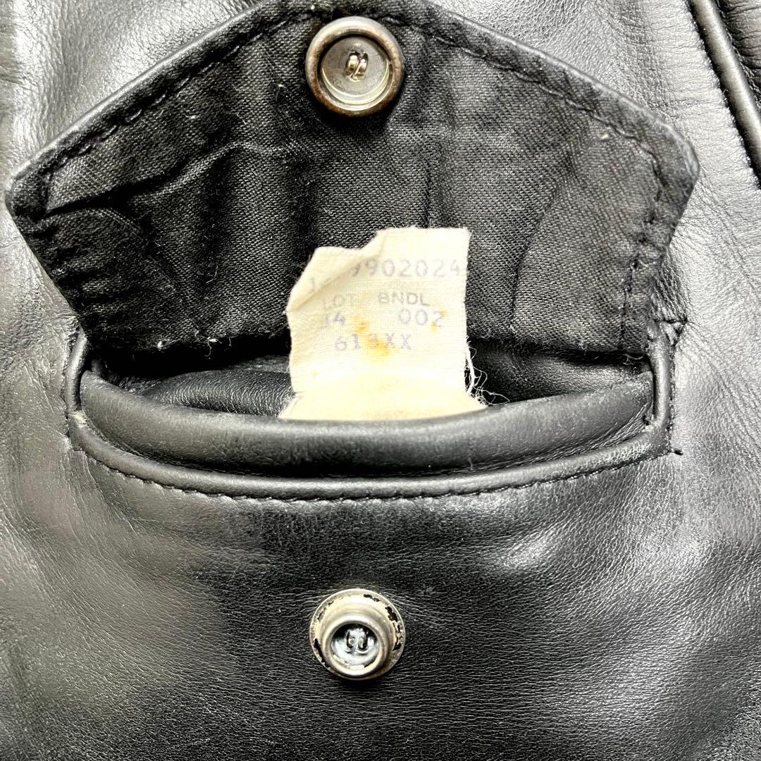 ✨極美品/復刻/サボテンタグ✨ショット ワンスター ダブルライダース 613xx