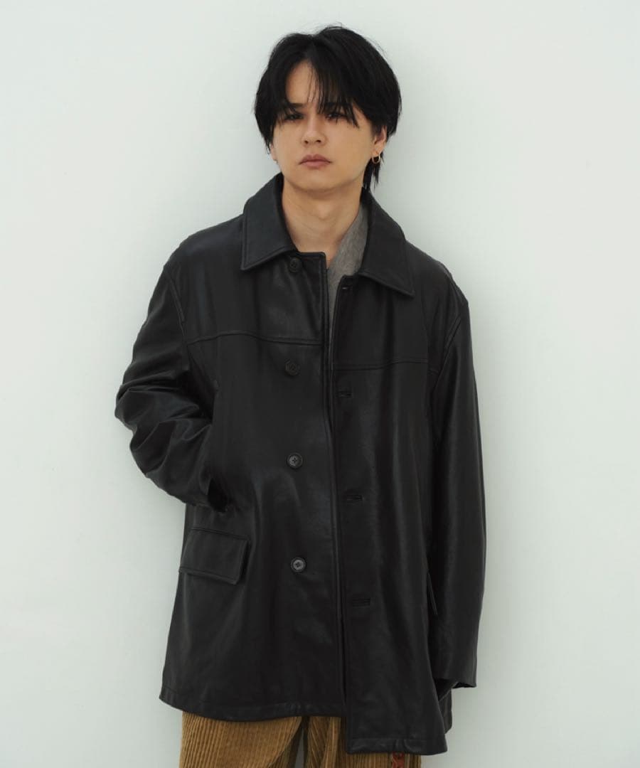 ジャケット・アウター LIDNM Lamb Veg Car Coat