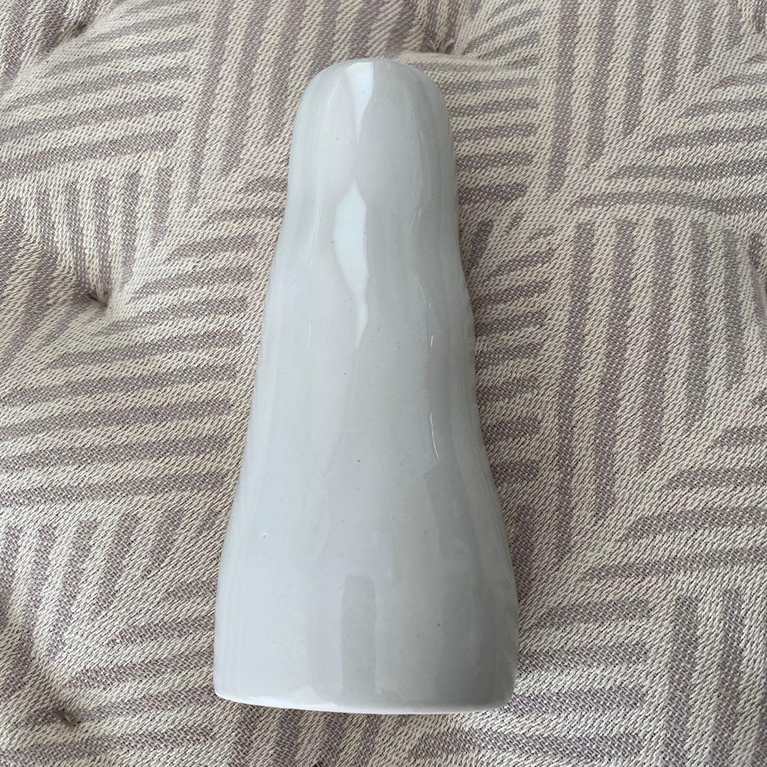 新品未使用The CONRAN SHOPコンランショップフラワーベース花瓶乳白色