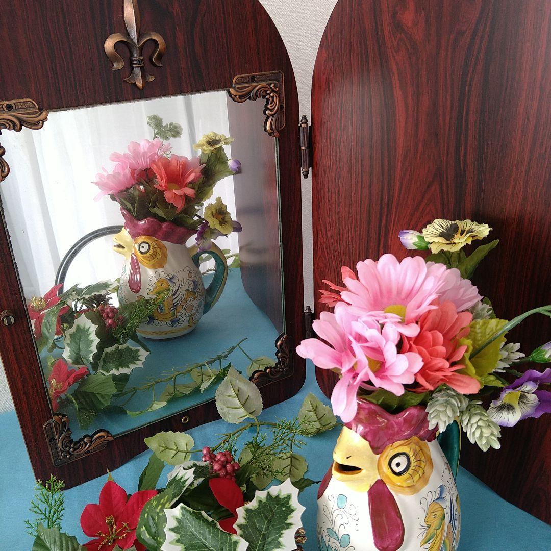 アンティーク純銅 銅板 レリーフ 帆船 モチーフ