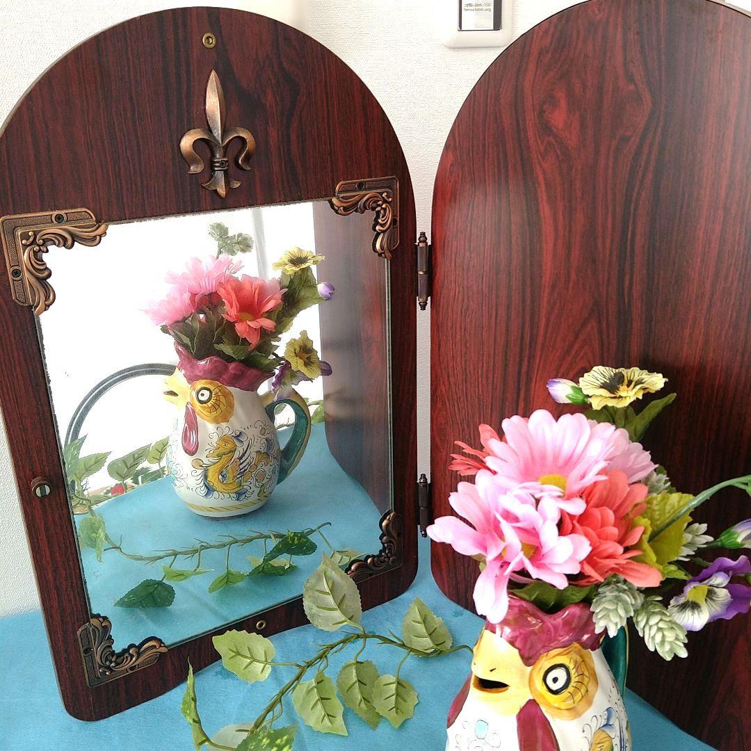 アンティーク純銅 銅板 レリーフ 帆船 モチーフ