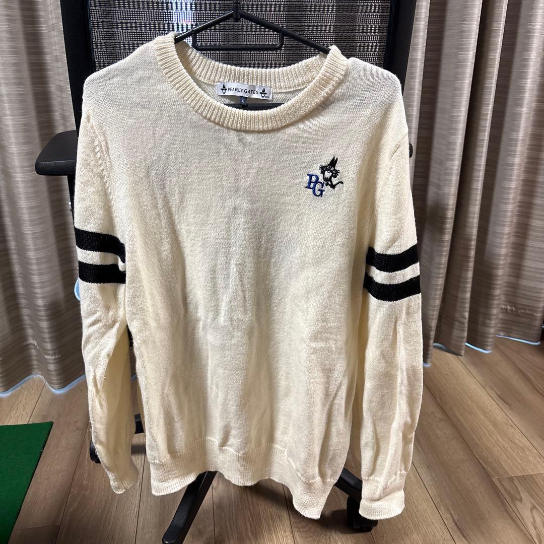 PEARLY GATES セーター サイズ6 アイボリー