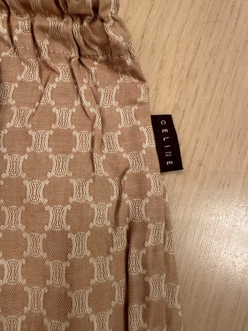 CELINE セリーヌ　パジャマ　マカダム柄　トリオンフ　ロゴ　レア☆新品