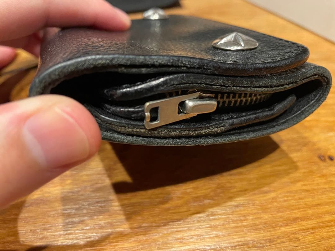 【ZOさん専用】CALEE 本革 三つ折り財布 スターボタン付き