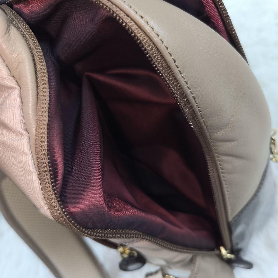 ✨極美品✨ カナナプロジェクト HANAシリーズ リュック レザー ベージュ