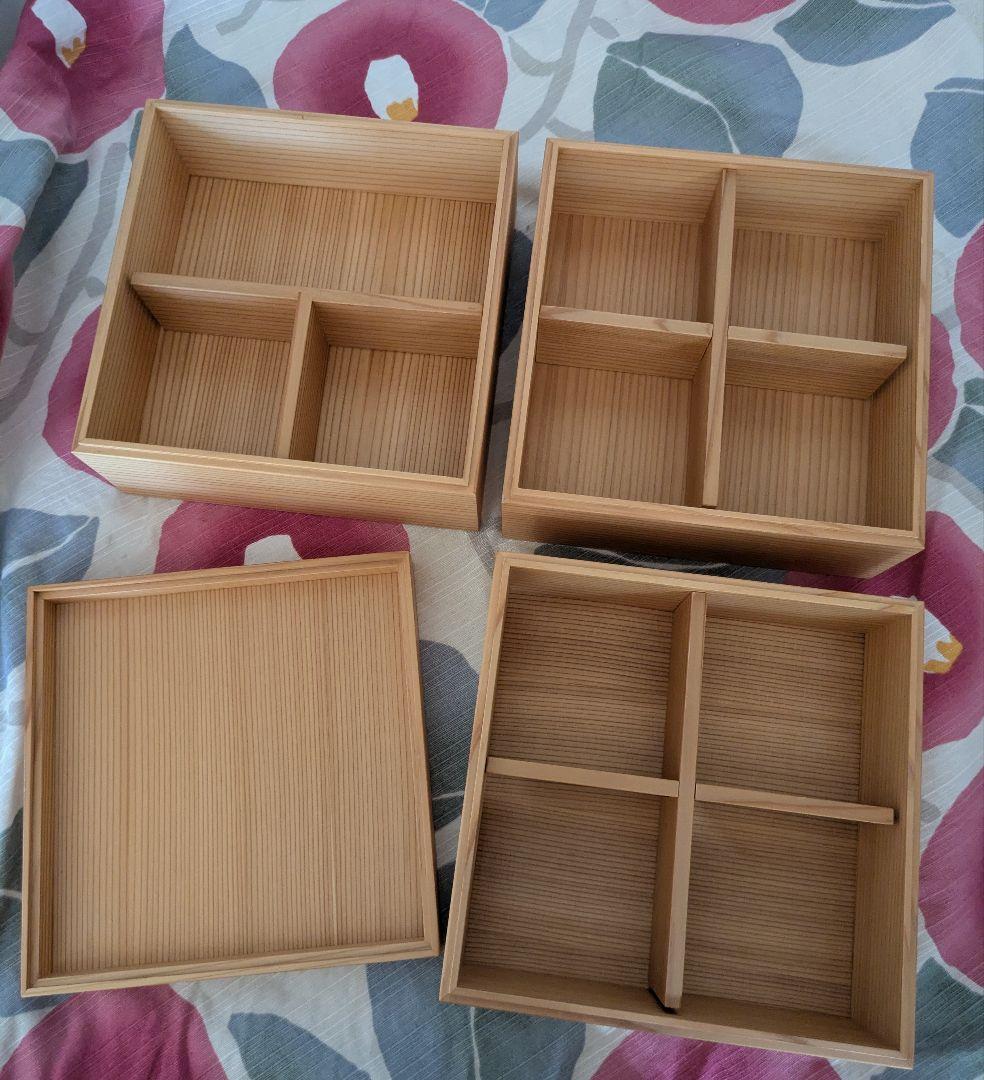 大館工芸社 秋田杉 5.5寸 三段重