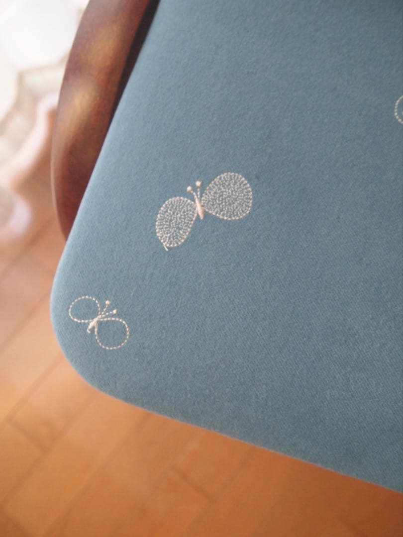 ミナペルホネン 秋田木工 剣持スツールB ハンドメイド タンバリン 生地 チェア