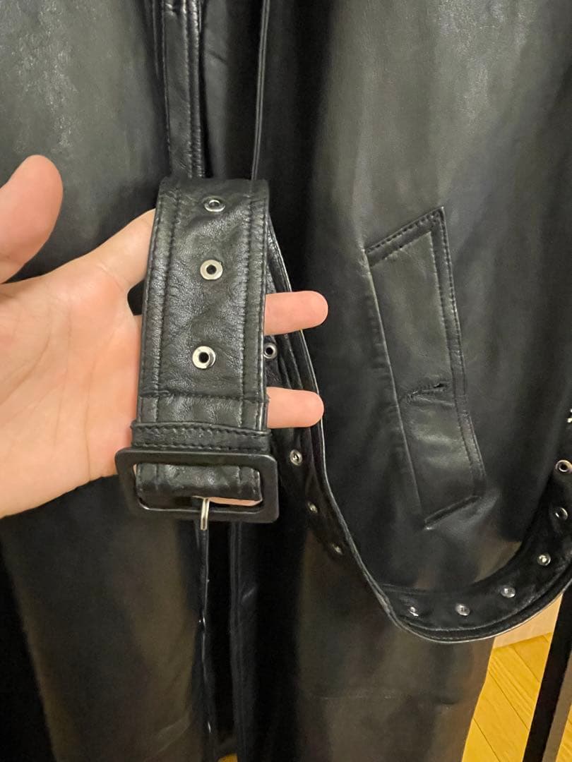 rokh コラボ　レザートレンチコートM