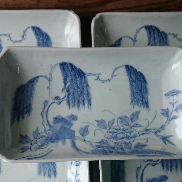 古道具 骨董品 ペン皿 五枚セット