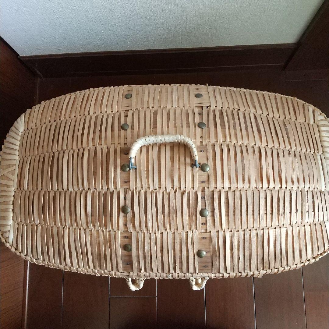 北欧　バスケット 蓋付き　かご