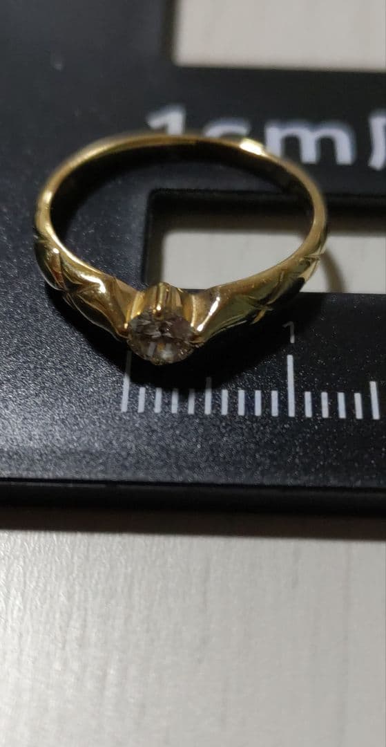 K18ダイヤモンドリング