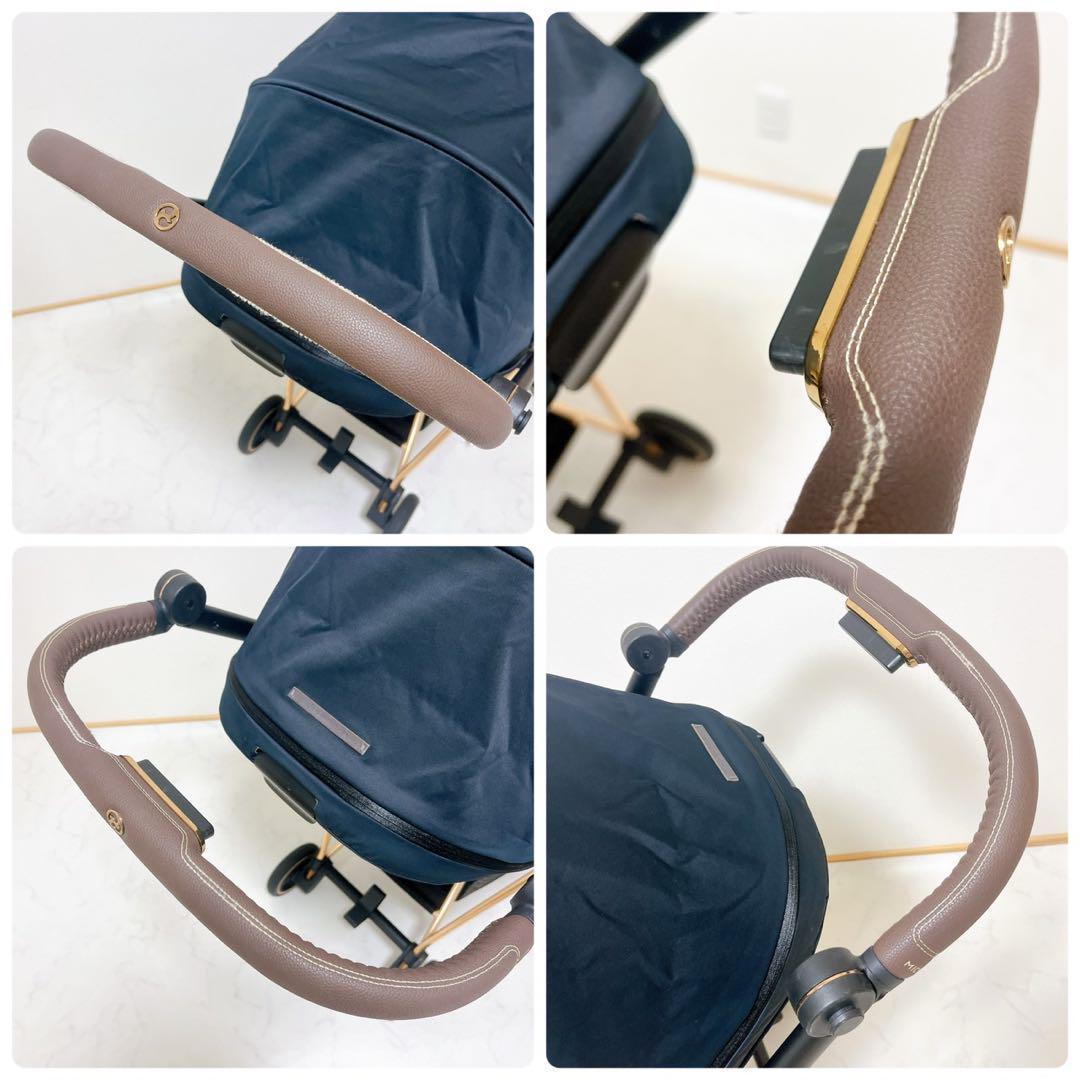 美品✨️サイベックス ミオス ローズゴールド 軽量 ベビーカー アダプター付き