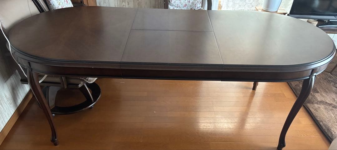 ❗️マルニ❗️伸長式　ダイニングテーブル　エクステンション