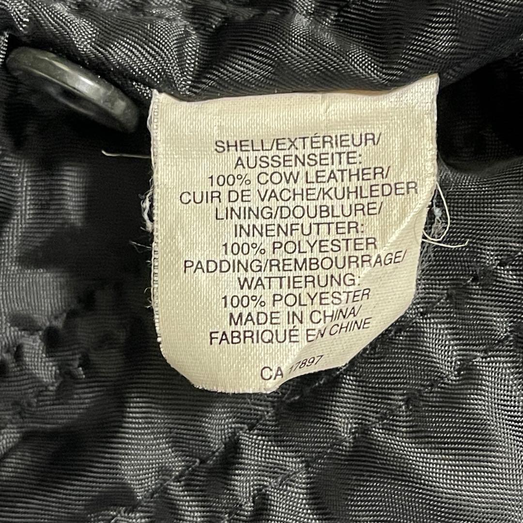 レア 00s オールドギャップ GAP レザー ジャケット ライダース 短丈