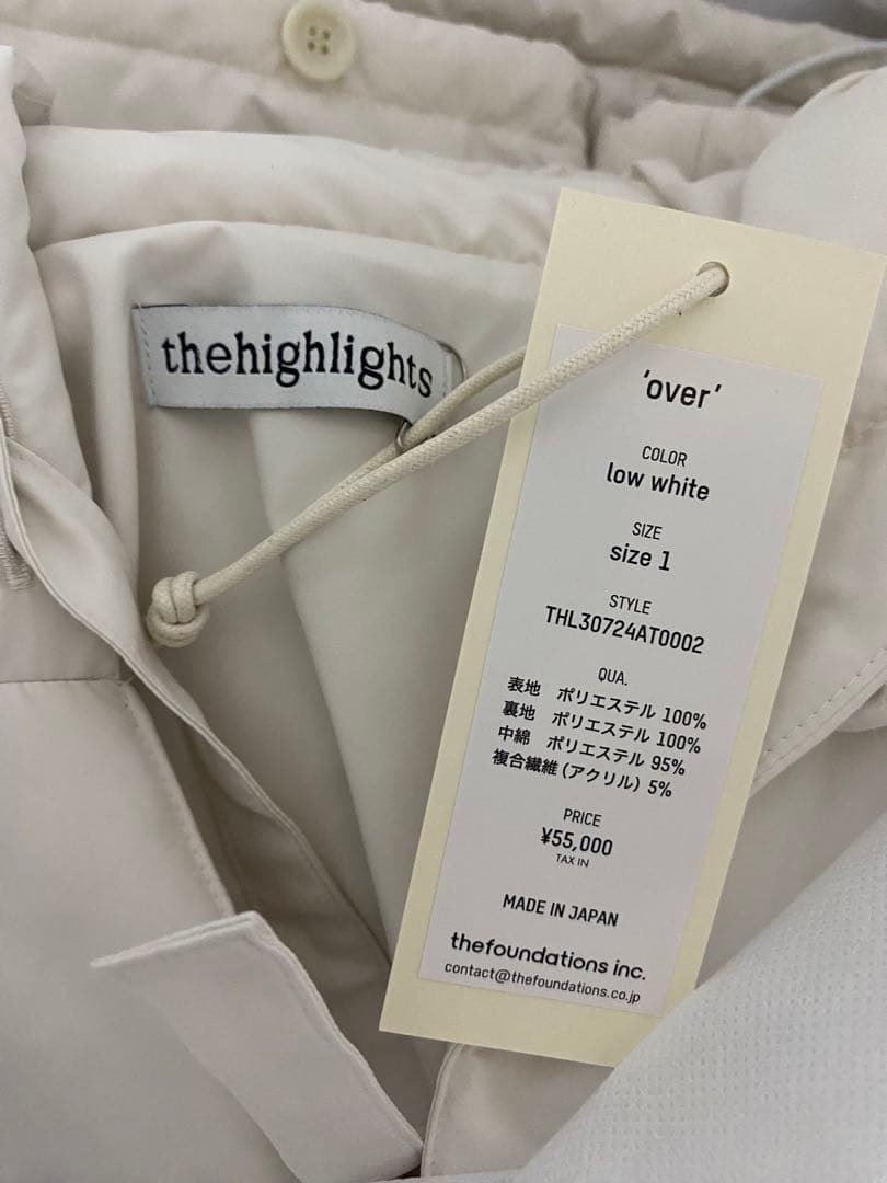 thehighlights ザハイライツ over ホワイト プルオーバー