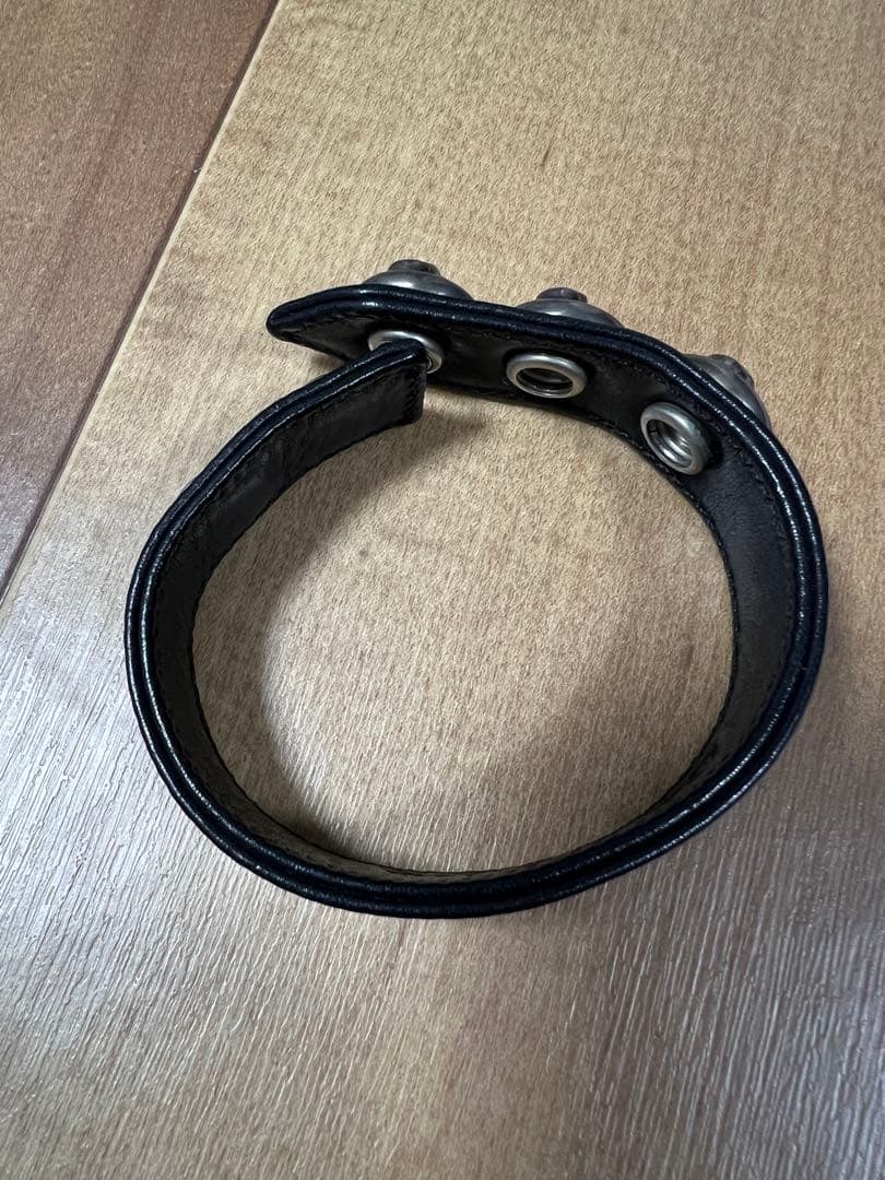 クロムハーツ レザー バングル リップ&タン インボイス、レシート原本付き‼️