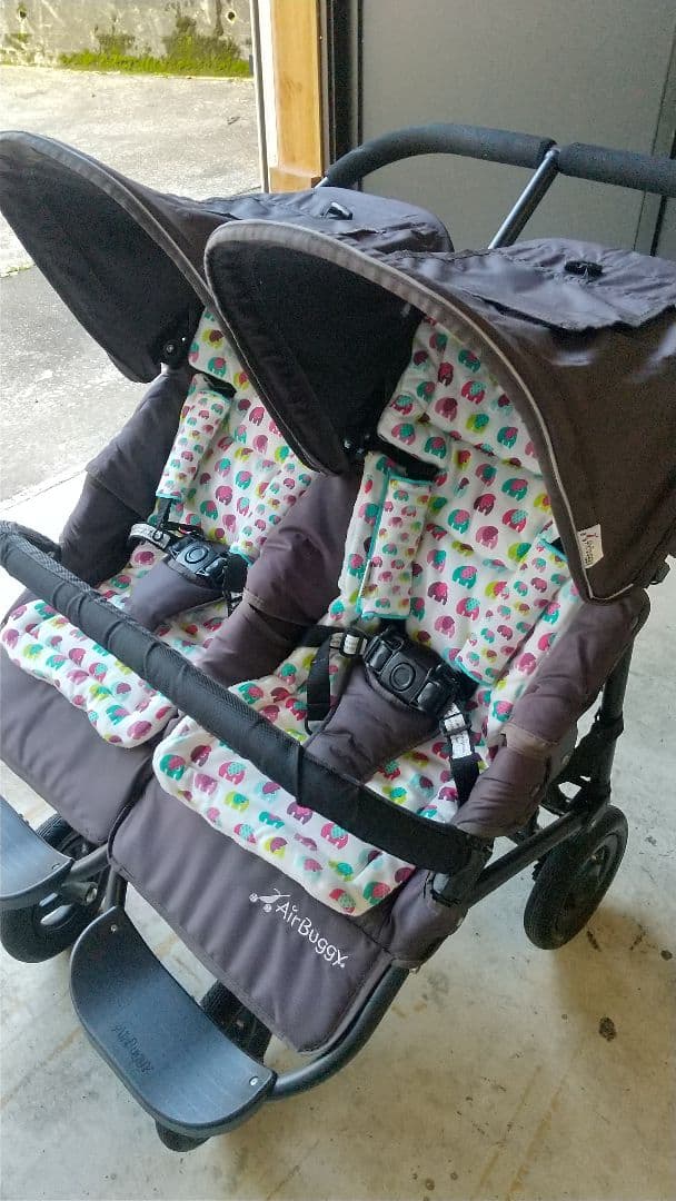 エアバギー ココダブル 2人乗りベビーカー【ブラウンエスプレッソ】