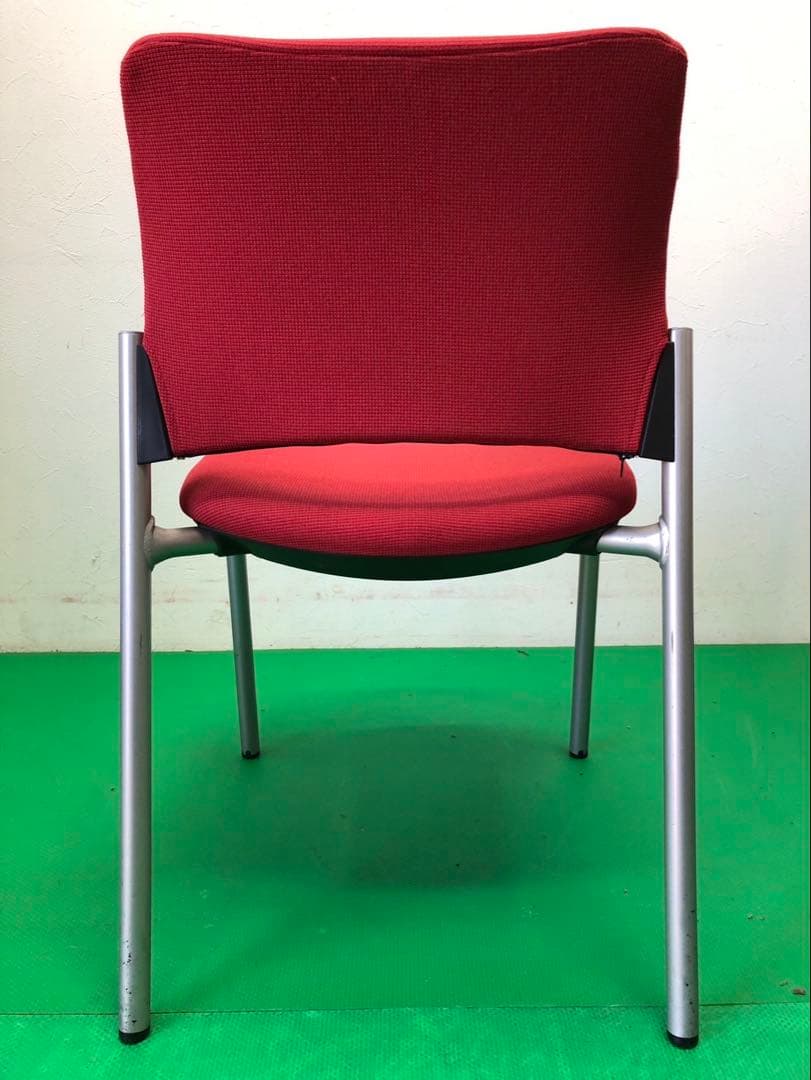 ☆引き取り限定販売☆okamura 椅子 8脚セット 赤