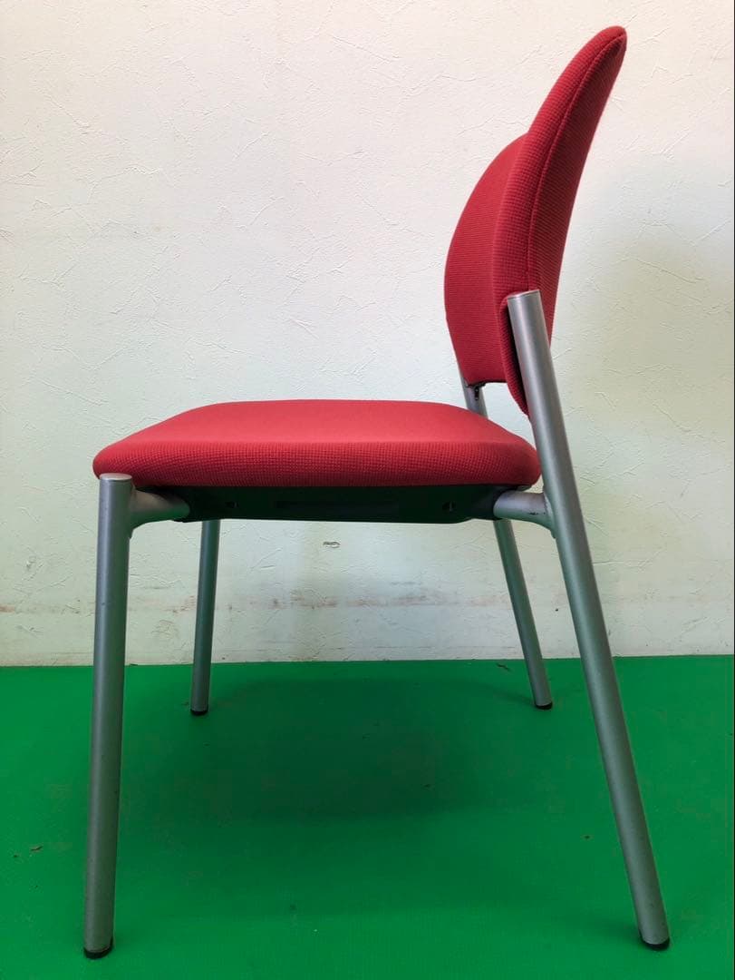 ☆引き取り限定販売☆okamura 椅子 8脚セット 赤