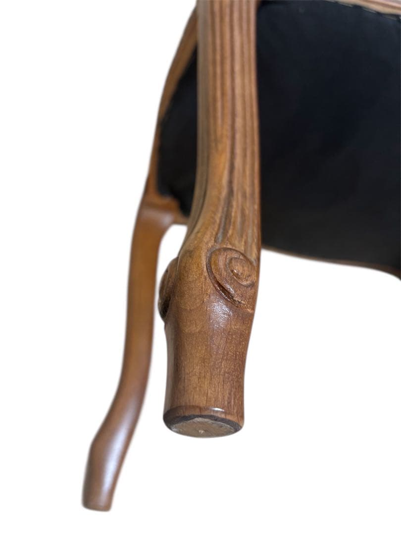 イタリア製 スツール チェア 椅子 猫脚 腰掛け ピンク