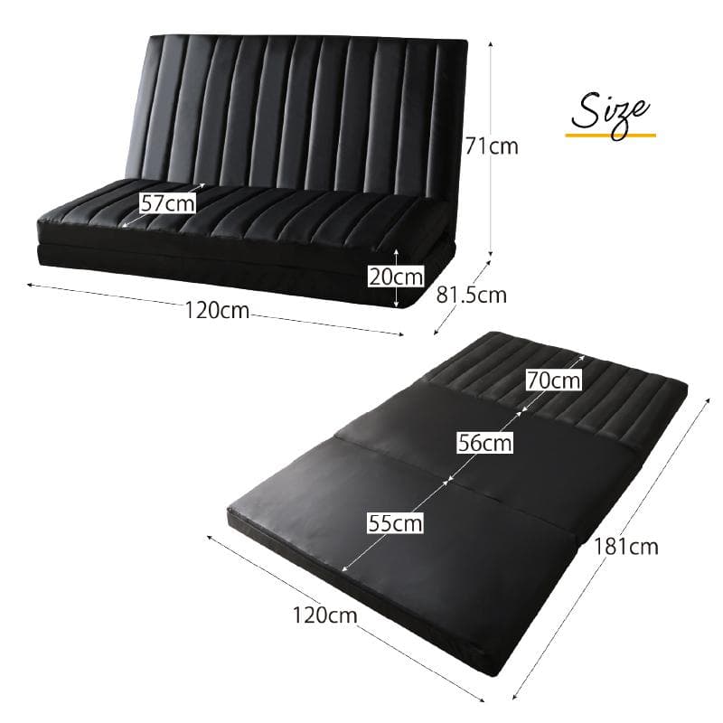 大人気！！3WAYで使えるソファ【ソファ　カウチ　ベッド】【ベージュ】 6