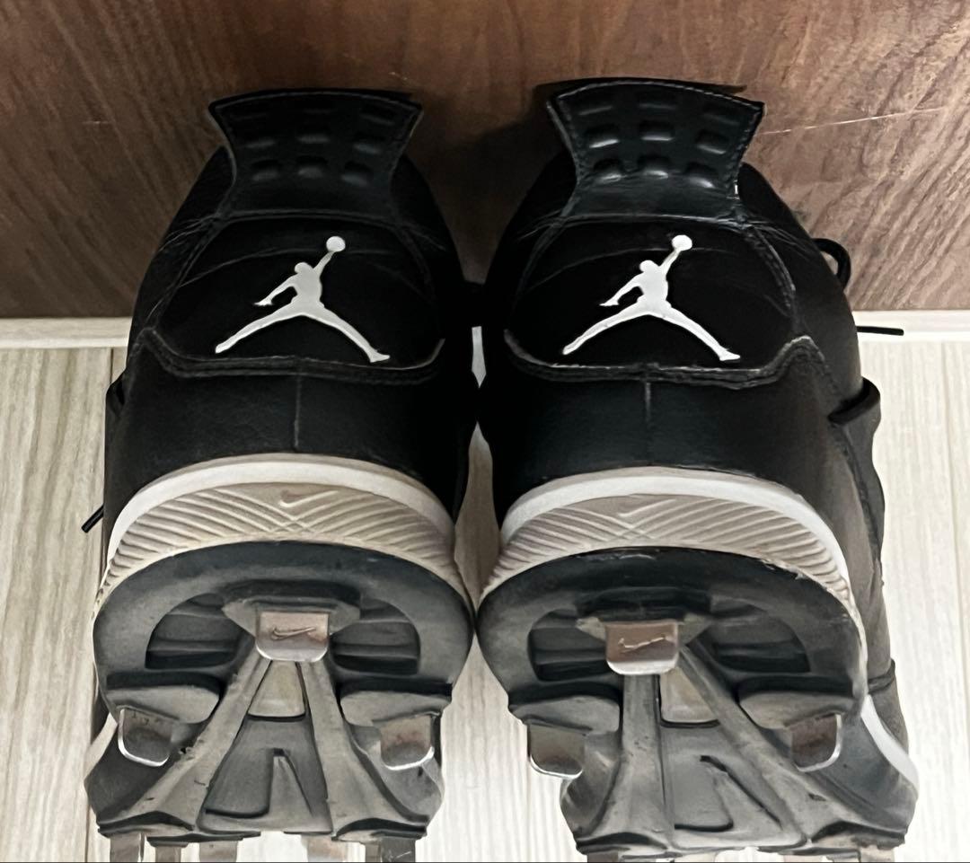 希少　ナイキ　エアジョーダン4 オレオ　野球　スパイク　30.5cm 金具
