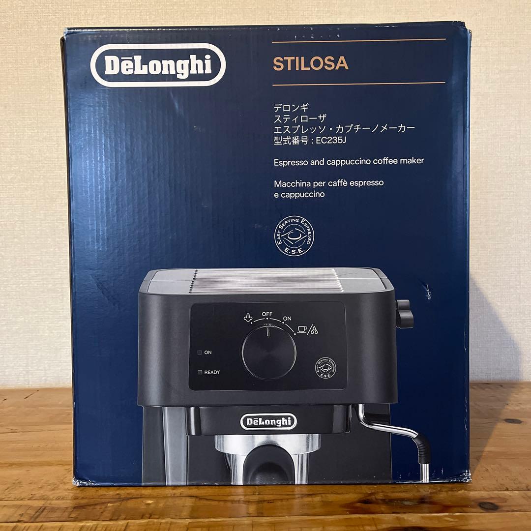 デロンギ　スティローザ　エスプレッソ・カプチーノメーカー　EC235J-BK