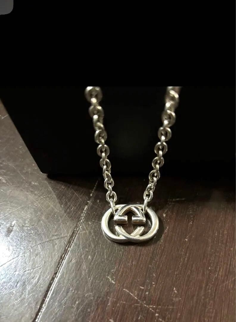GUCCI グッチ インターロッキングG ネックレス シルバー925