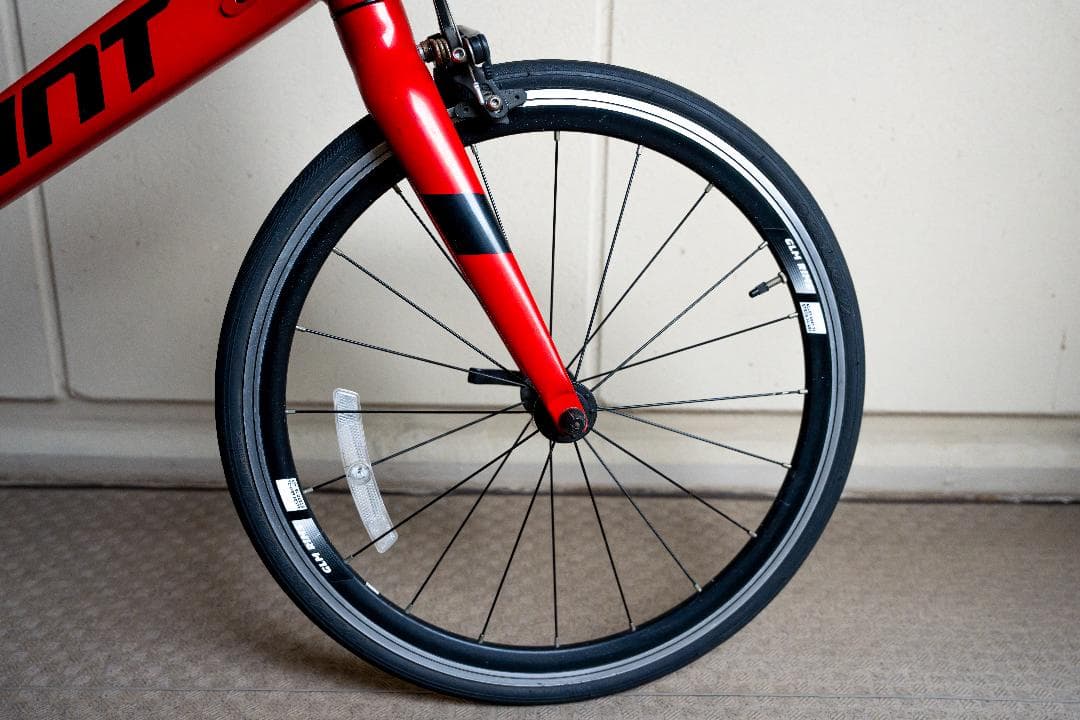 [中古][手渡希望]GIANT IDIOM2 折りたたみ自転車 赤 6段変速