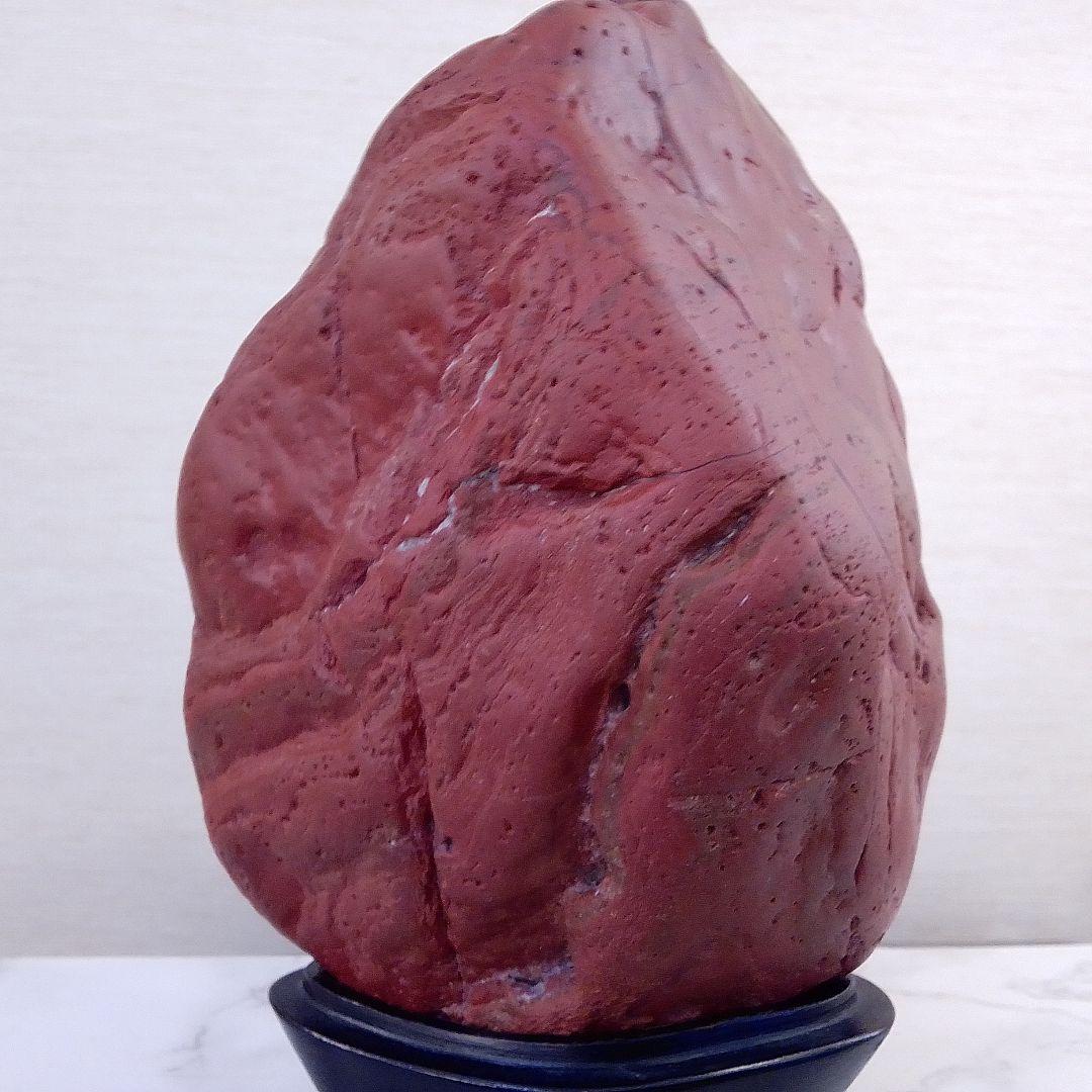 土岐石　紋石　桜石　水石 中型 台座付き