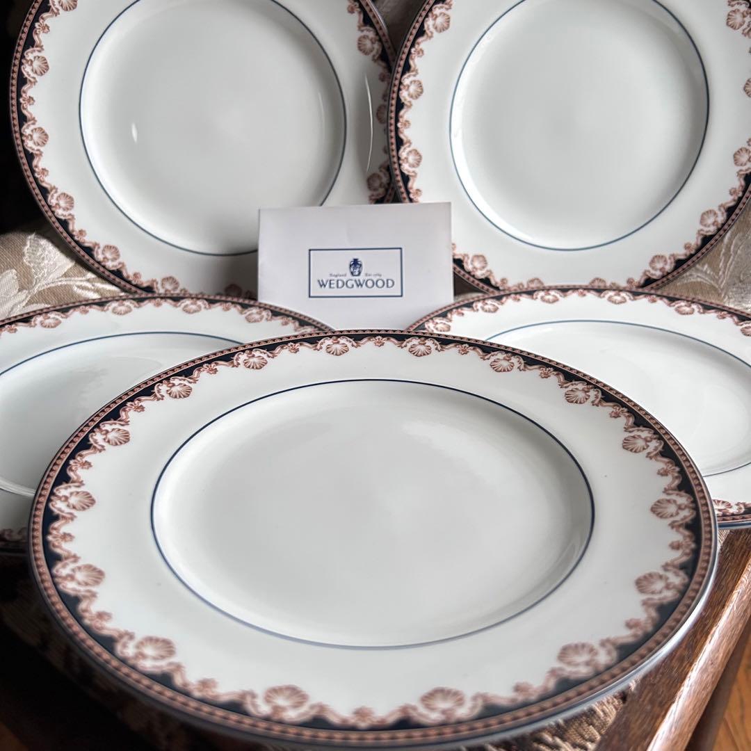 希少品 英国製 【MEDICI】メディチ 貝殻プレート 5枚