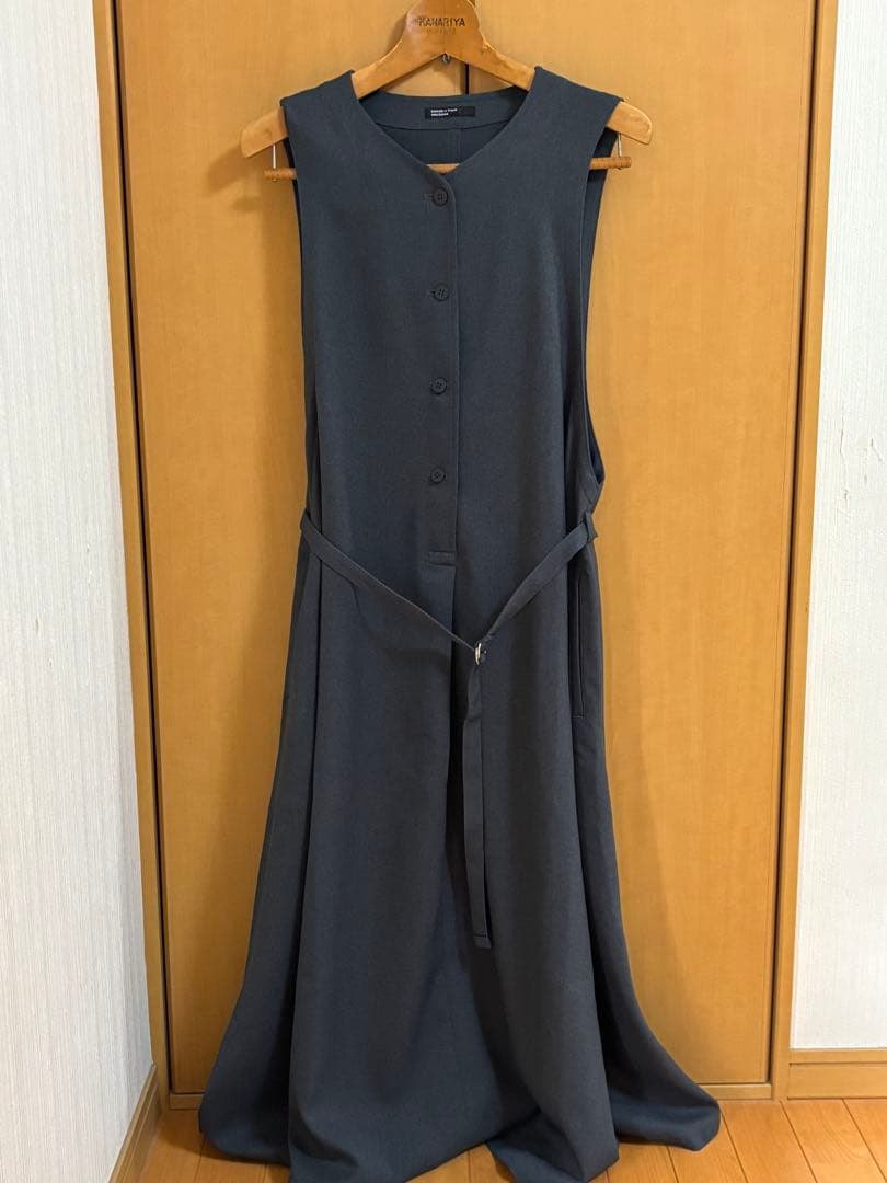 北欧、暮らしの道具店品/よくまとまるジャンパースカート（ベルト付き）