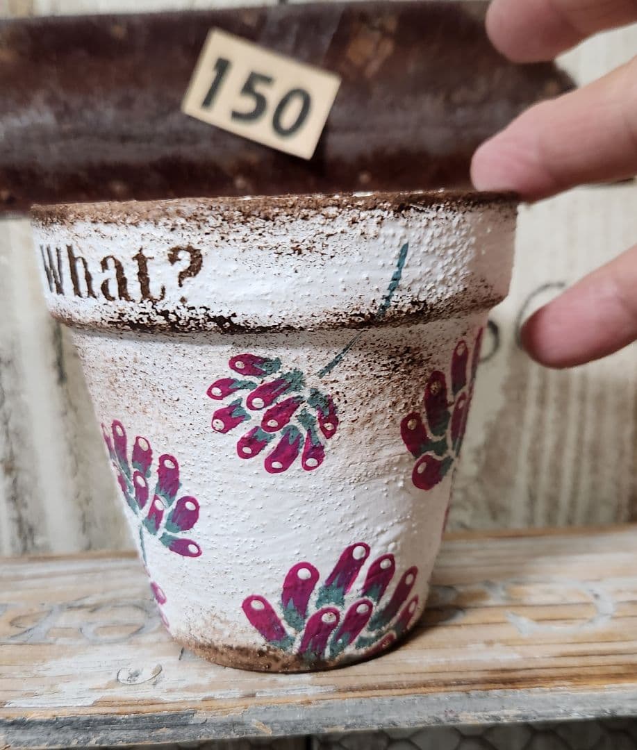 HIRORIN様♥♥♥専用です。150　3号位のリメ鉢