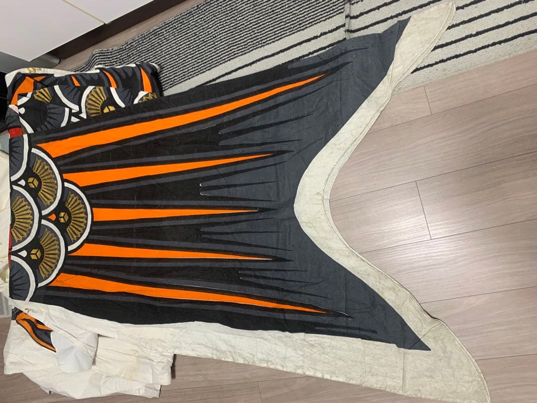 鯉のぼり　5m 綿　黒　金太郎　単品　こいのぼり