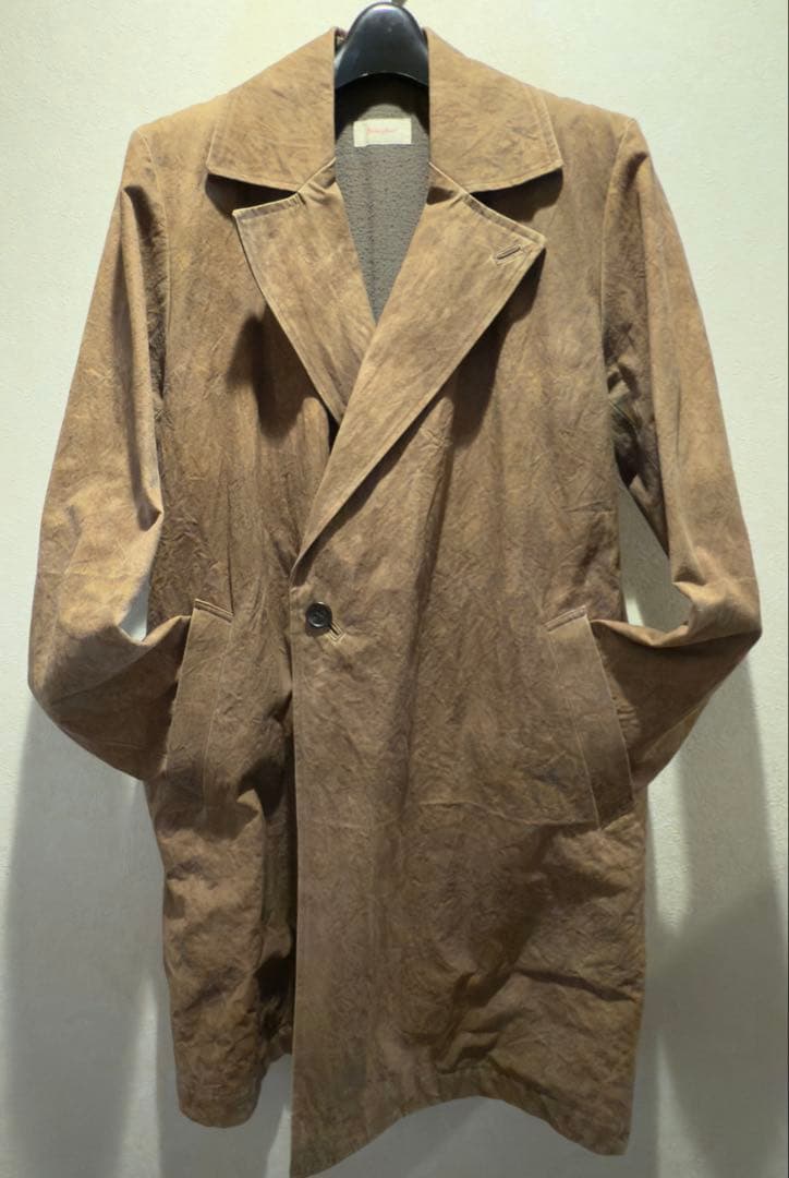 美品 Jurgen Lehl (ババグーリ) 柿渋染めコートMsize