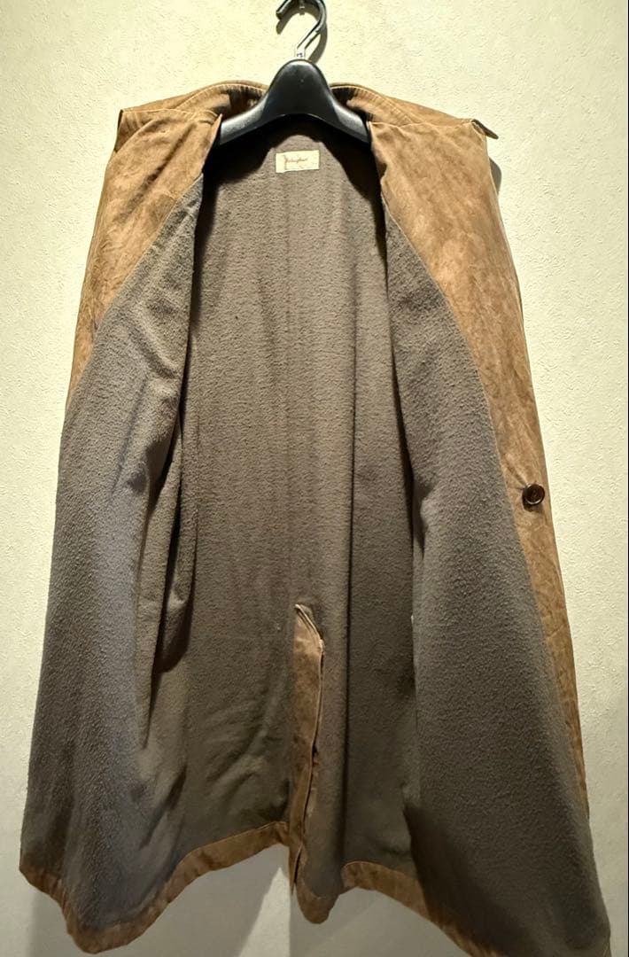 美品 Jurgen Lehl (ババグーリ) 柿渋染めコートMsize