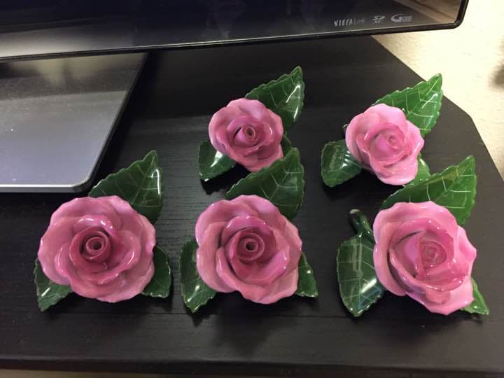 ヘレンド バラの置物