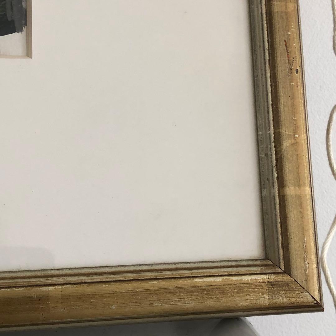 森岡完介作品　絵画　自筆絵　サインあり