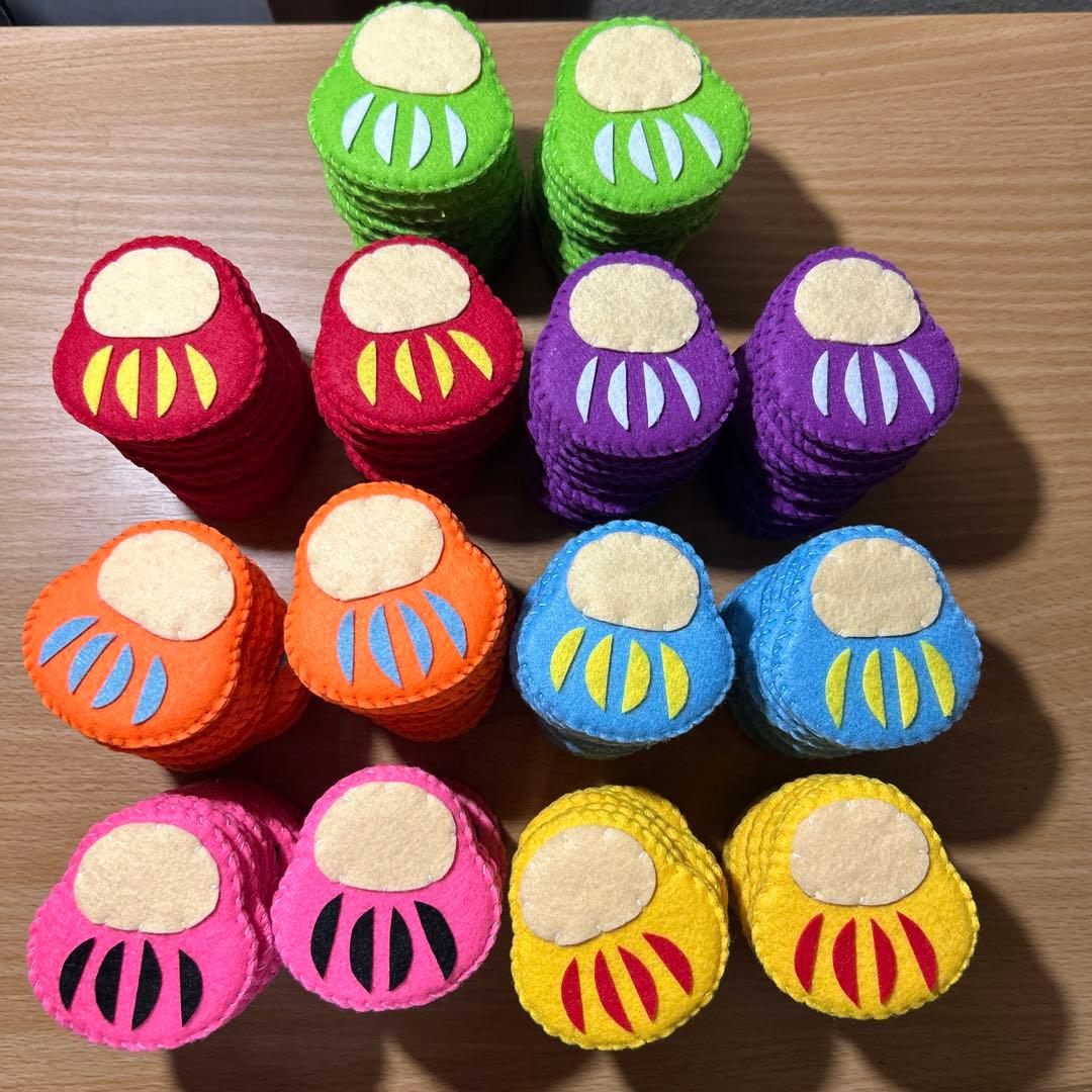 だるま　フェルトマグネット