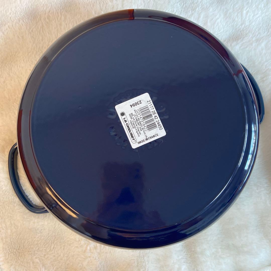 【未使用】 LECREUSETルクルーゼシグニチャー ココットロンド 26cm