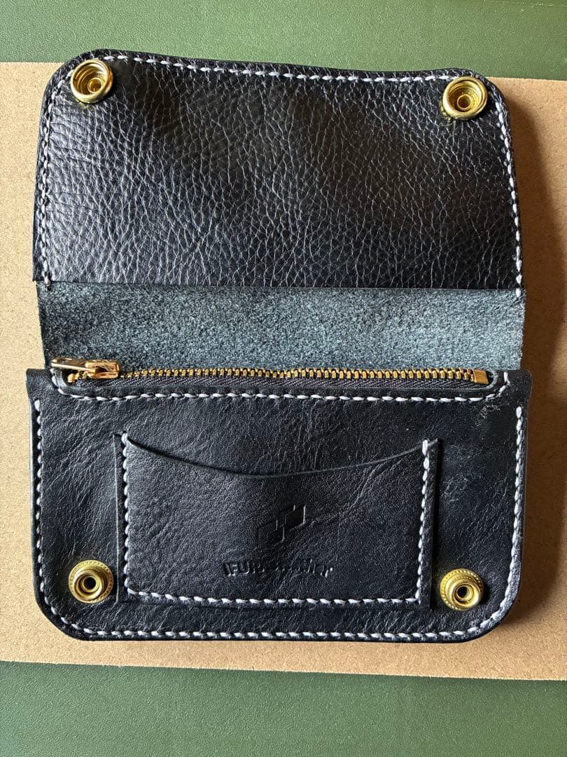 限界値下げ　ハンドメイド　トラッカーウォレット