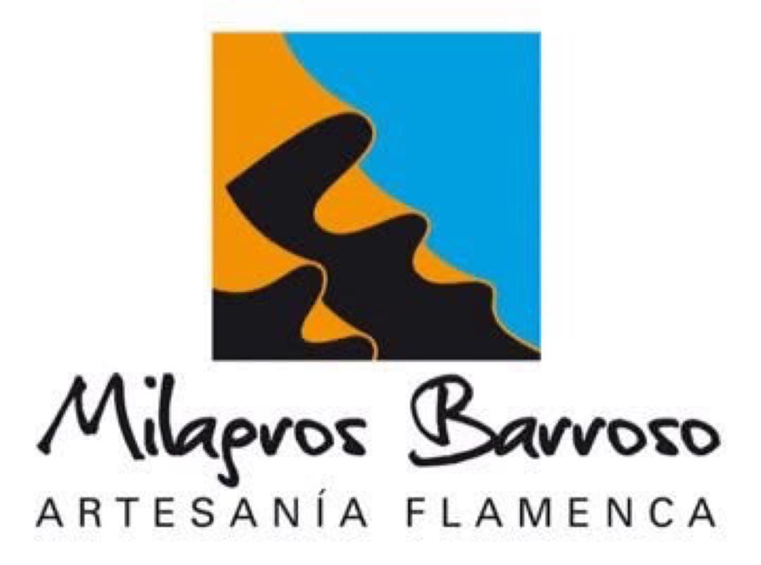 フラメンコ衣装　花柄　ファルダ　オレンジ　3段フリル　オーダーメイド