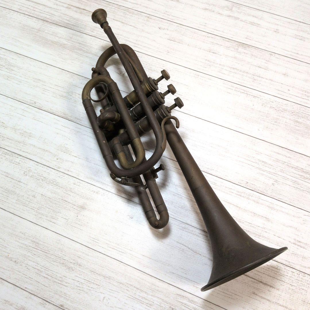 アンティークトランペット 　インテリア置物（詳細不明 動作未確認） ジャンク品