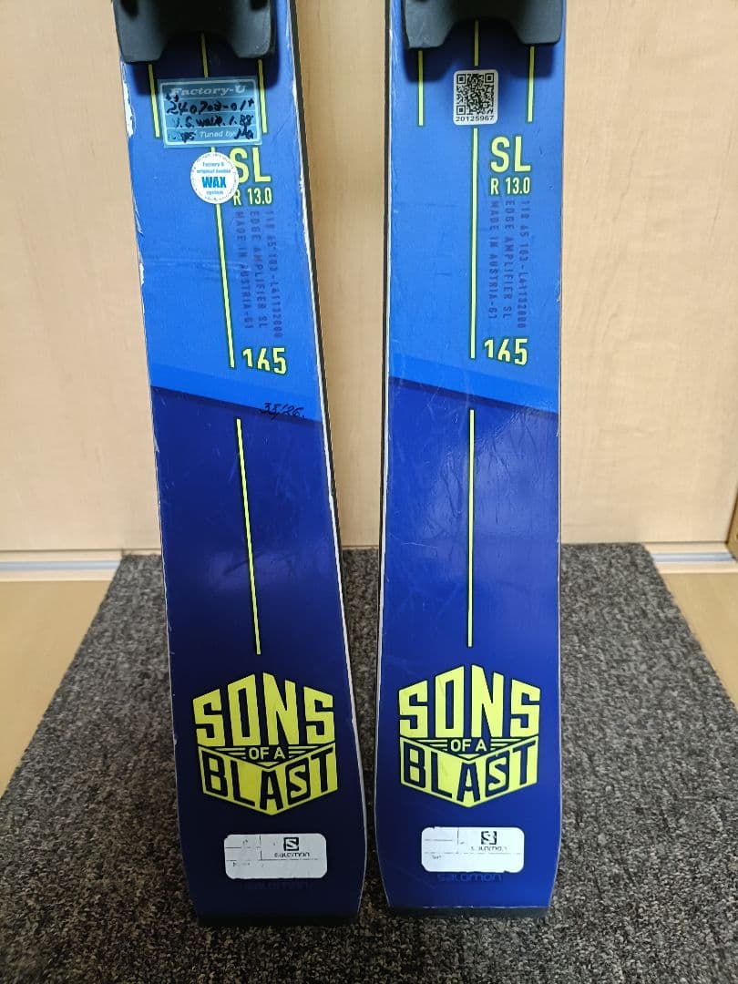 サロモン S/RACE PRO SL X16 165cm フルチューン済