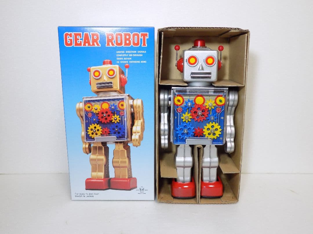メタルハウス　ブリキ　GEAR　ROBOT　動作品