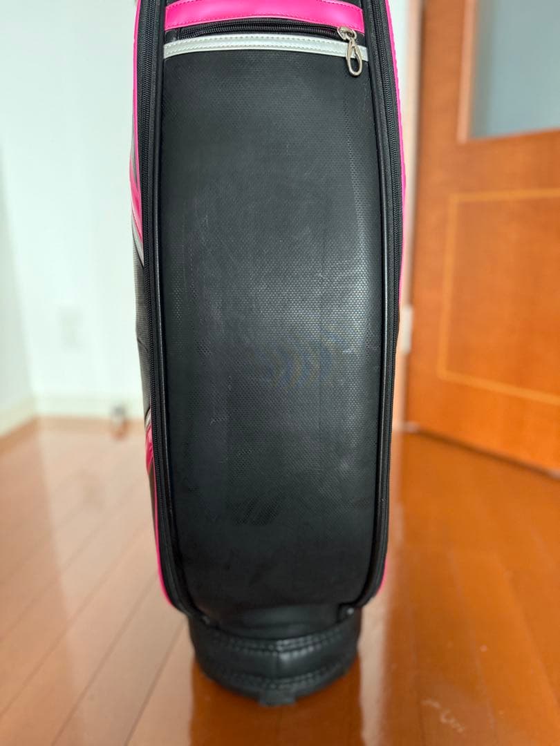 美品　Callaway キャディバッグ 黒/ピンク